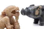 TWO CHINESE JADE CARVINGS