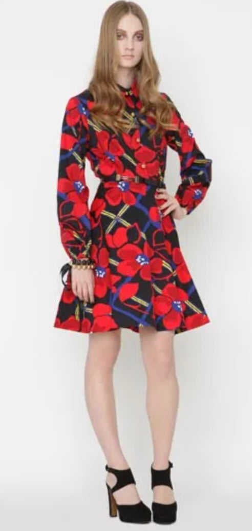 MARNI - A FLORAL PRINT DRESS, RESORT 2012