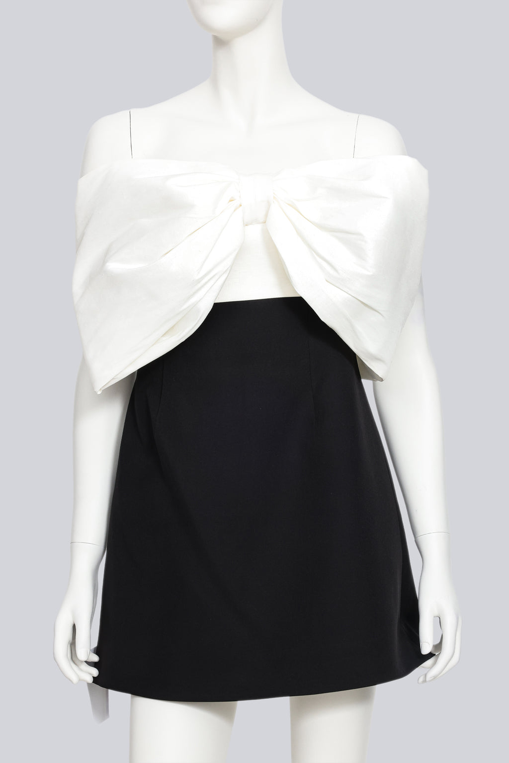 RACHEL GILBERT - A BLACK AND WHITE BOW TOP