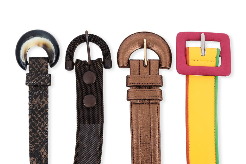 TWO EMANUEL UNGARO BELTS AND TWO OTHER BELTS