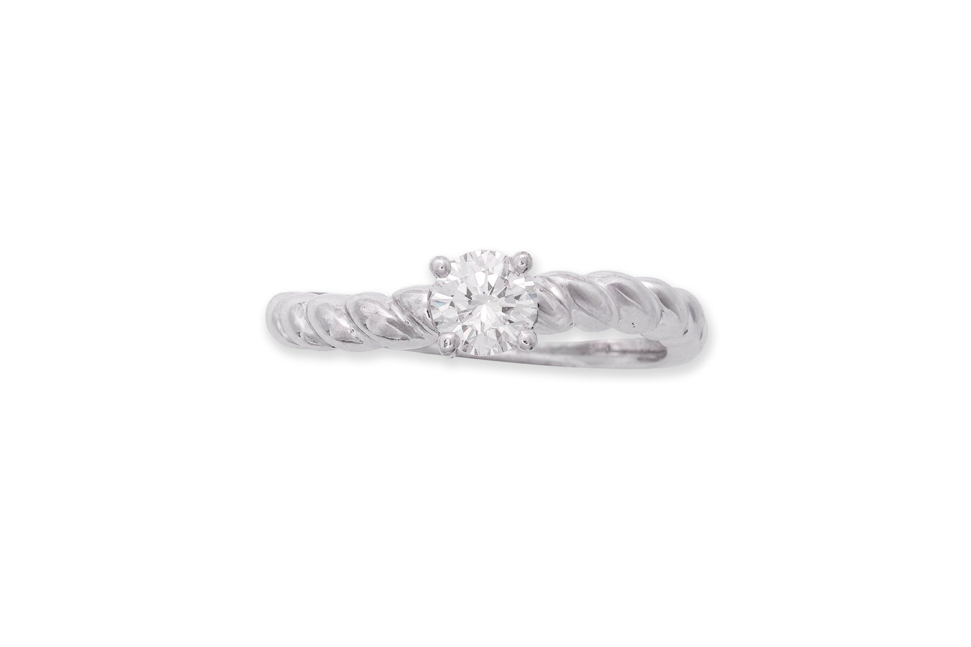 A DIAMOND SOLITAIRE RING