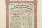A 5% TIENTSIN-PUKOW RAILWAY BOND, £20 (1908)