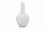 A CRACKLE-GLAZED PORCELAIN BOTTLE VASE