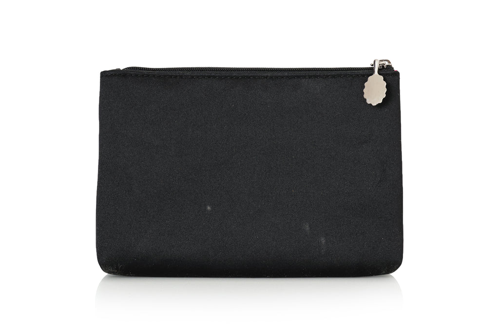 LULU GUINNESS - AN EMBROIDERED ICE CREAM POUCH