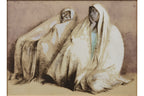 FRANCSCO ZUNIGA (MEXICAN 1912-1998) -'DOS MUJUERES CON REBOZOS, SENTADOS'