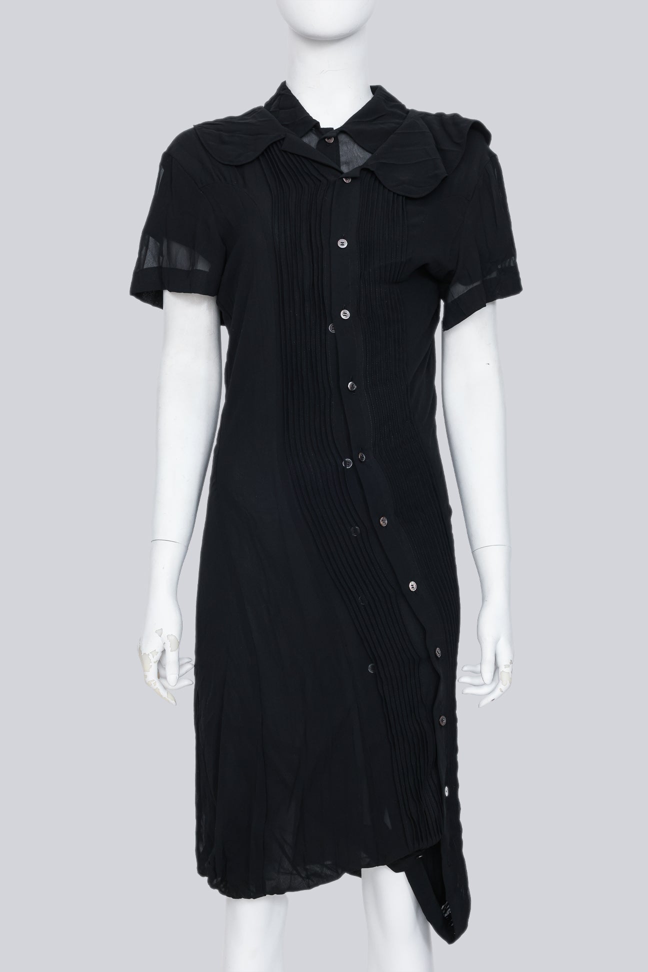 JUNYA WATANABE COMME DES GARCONS - A BLACK REVERSIBLE DRESS