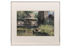 YE XIANMIN (CHINESE, B. 1958) - FARM HOUSE BY THE RIVER