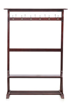 A TEAK COAT RACK