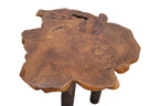 A RAW EDGE SIDE TABLE