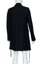 ANN DEMEULEMEESTER - A BLACK LONG COAT
