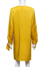 PAULE KA - A YELLOW LONG SLEEVE DRESS