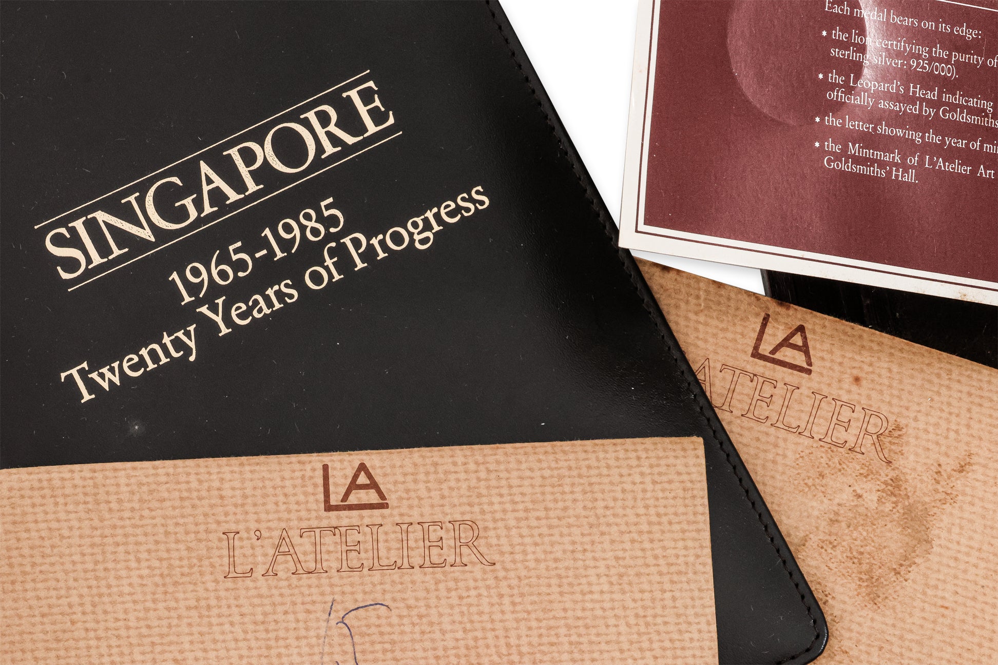 SINGAPORE, TWENTY YEARS OF PROGRESS 1965-1985 PROOF SILVER SET