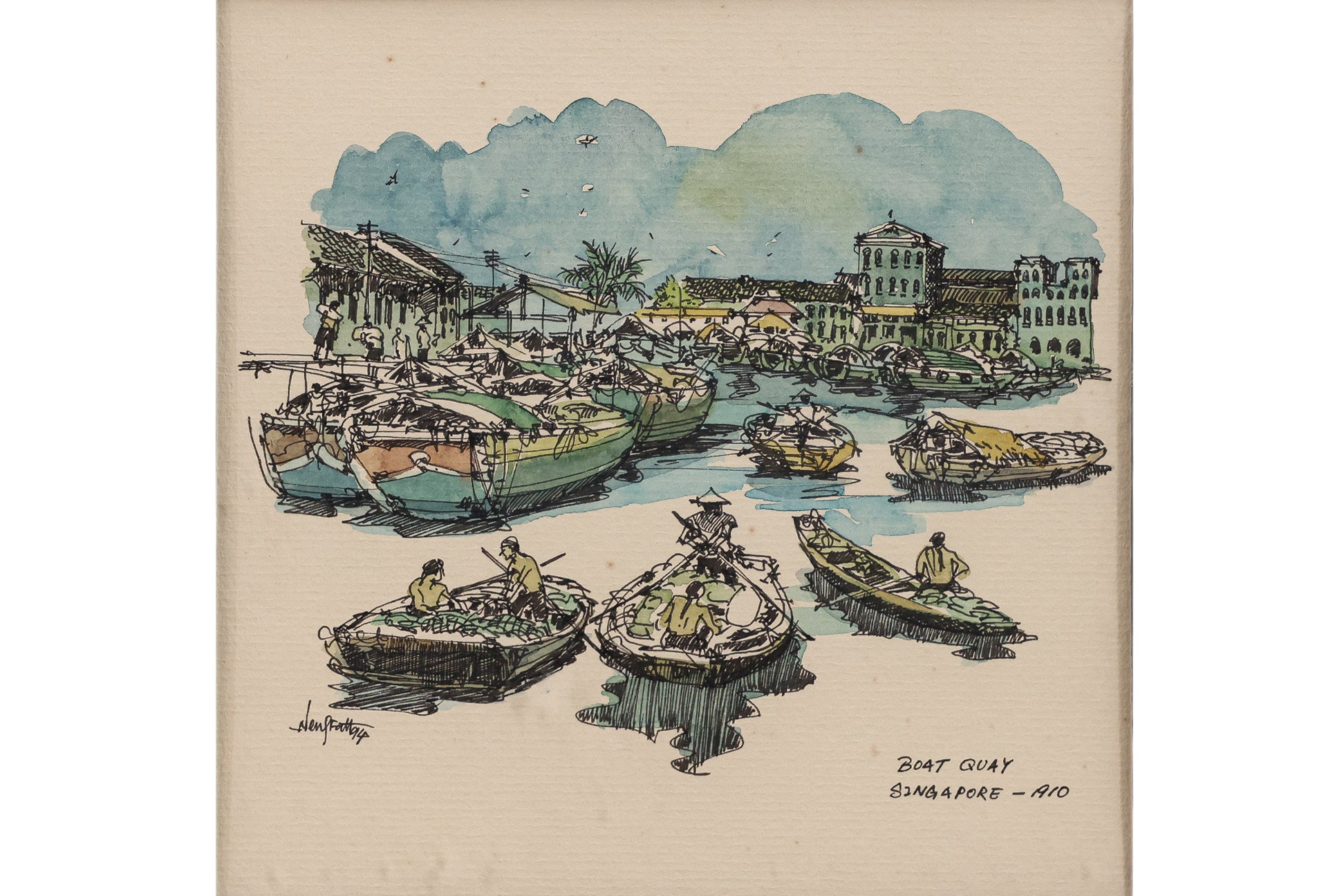 LEE WENG FATT (MALAYSIAN, B. 1967) - TWO SINGAPORE SCENES