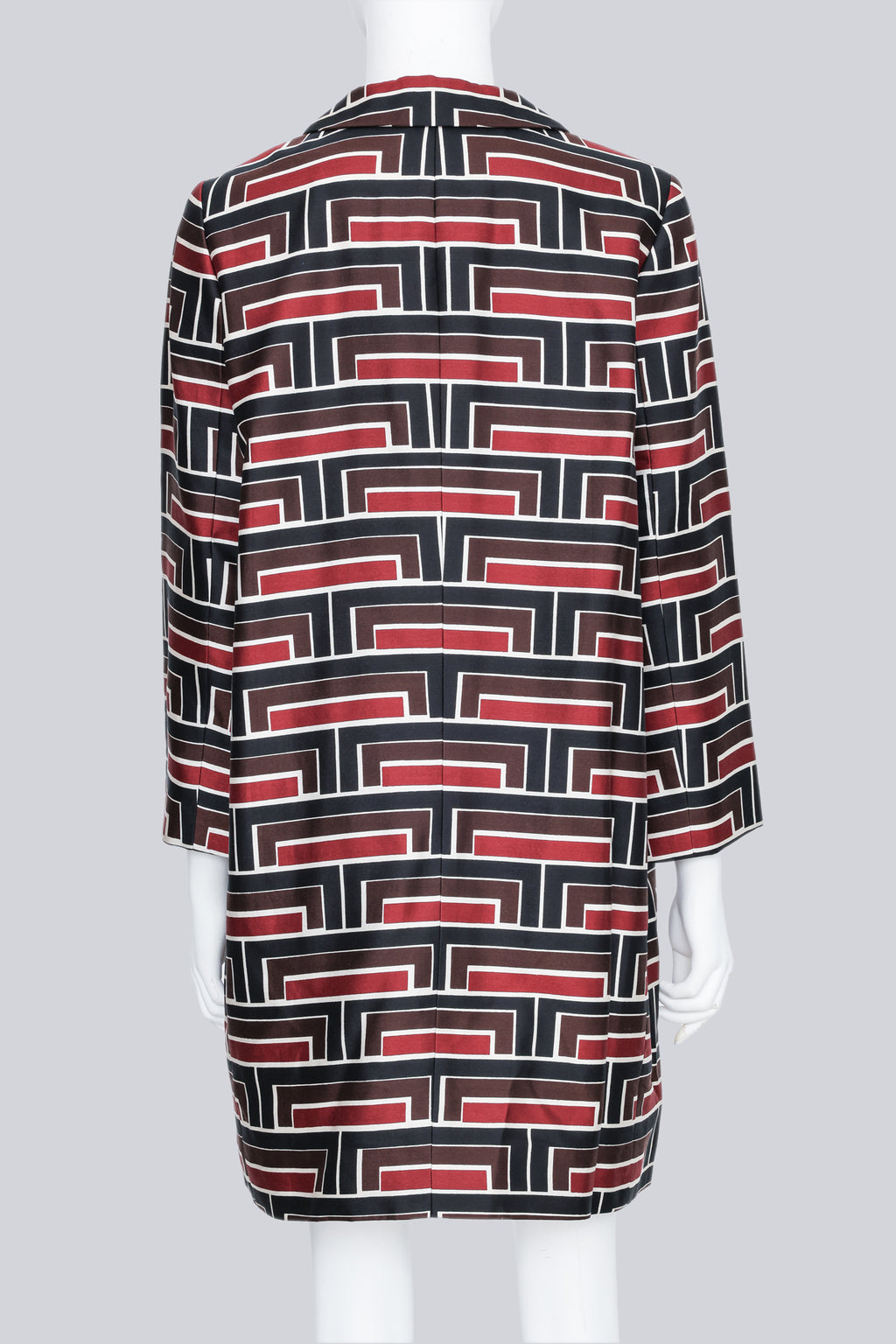 KATE SPADE X FLORENCE BROADHURST -  A GEOMETRIC PRINT COAT