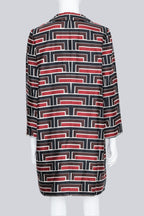 KATE SPADE X FLORENCE BROADHURST -  A GEOMETRIC PRINT COAT