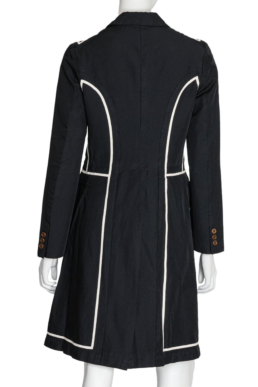 COMME DES GARÇONS - A COAT WITH CONTRAST TRIM, 2017