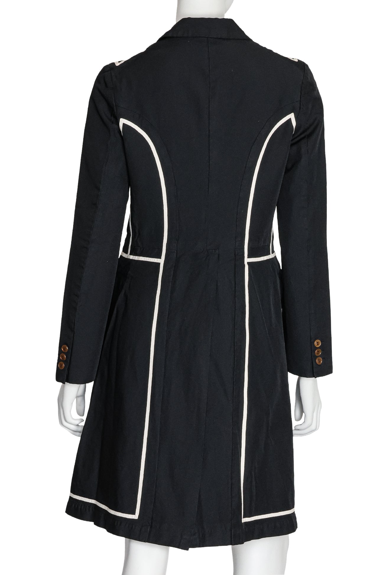 COMME DES GARÇONS - A COAT WITH CONTRAST TRIM, 2017