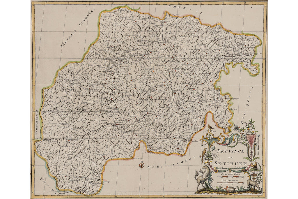 PROVINCE DE SE-TCHEUN, JEAN D'ANVILLE, 1737