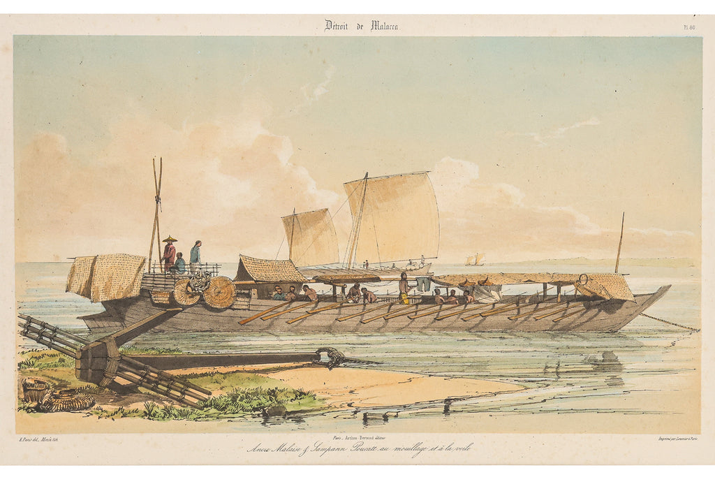 DETROIT DE MALACCA, AND CHINE, CHARLES MOZIN, 1841