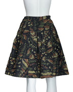 MCQ ALEXANDER MCQUEEN - A CAMOUFLAGE PRINT COTTON SKIRT