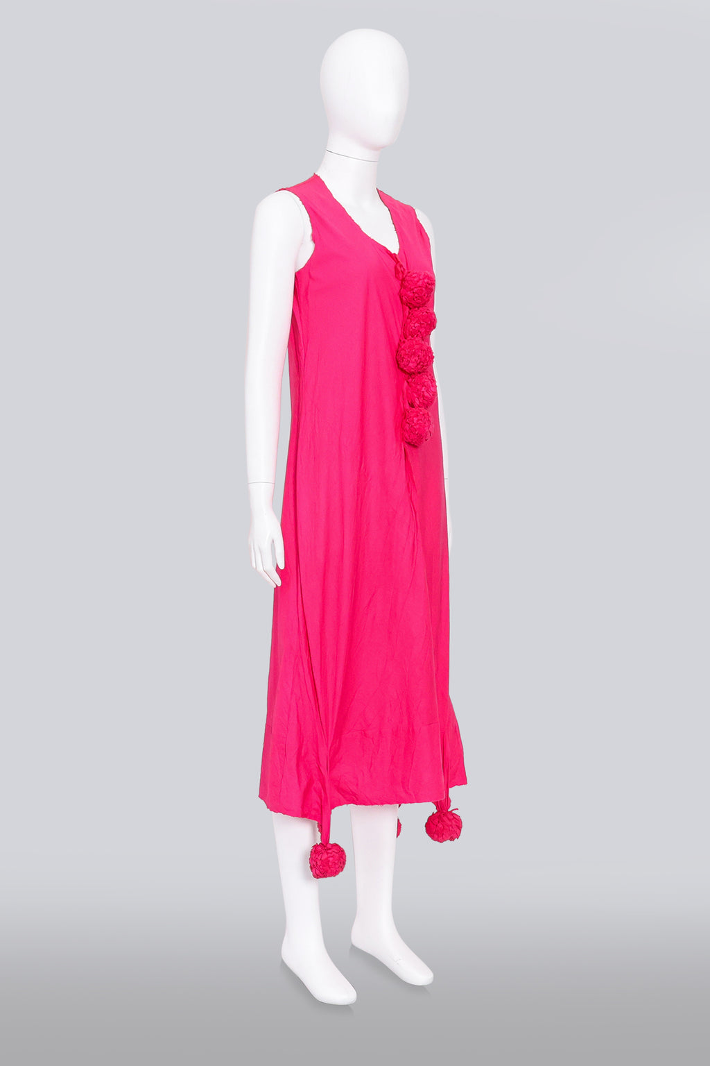 COMME DE GARCON - AN S/S 2003 PINK POMPOM DRESS