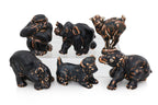 A GROUP OF SIX ROYAL COPENHAGEN MODELS OF ANIMALS DESIGNED BY KNUD KHYN