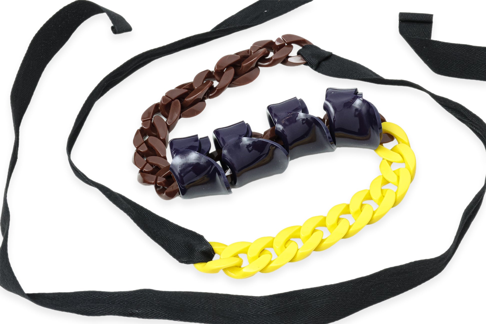 MARNI - A MULTICOLOURED CHAIN NECKLACE