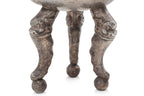 A SILVER PLATED TRIPOD CENSER