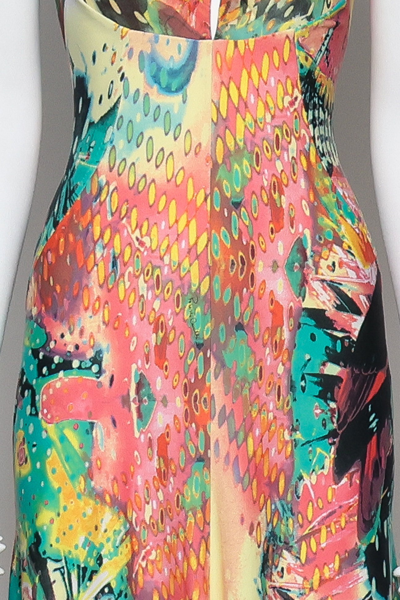 ROBERTO CAVALLI - A TROPICAL PRINT DRESS