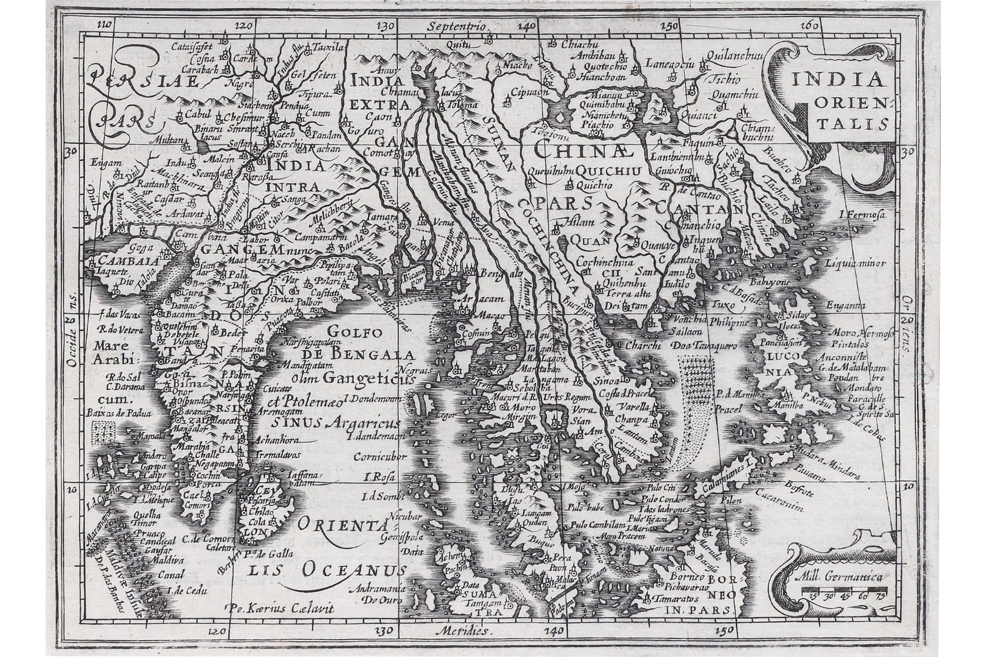 A 1666 DUTCH MAP OF EAST ASIA