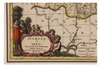 SUCHUEN ET XENSI PROVINCAE SEU PRAEFECTURAE..., SCHENK & VALCK AFTER JANSSONIUS, 1686