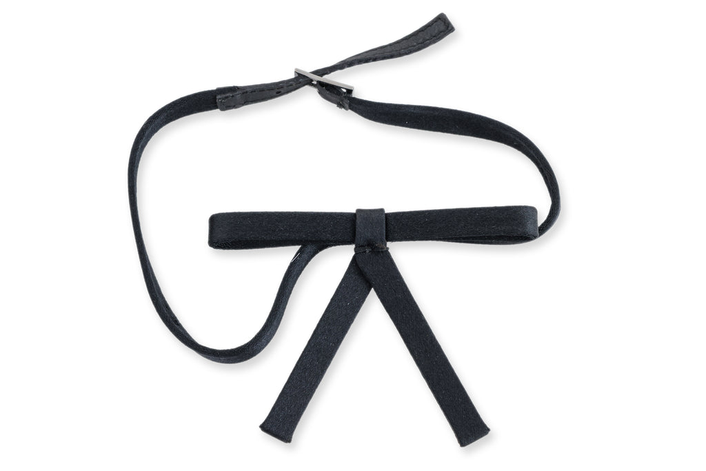YVES SAINT LAURENT & MARNI - A BOW CHOKER AND A BELT