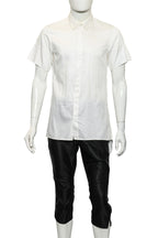 ANN DEMEULEMEESTER - A SHIRT AND TROUSER ENSEMBLE