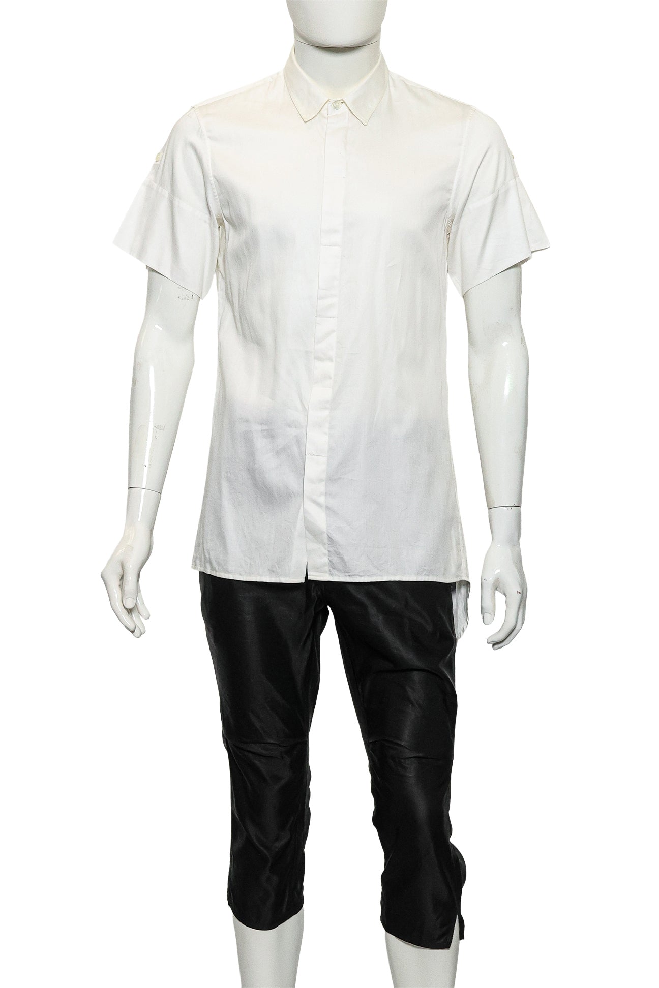 ANN DEMEULEMEESTER - A SHIRT AND TROUSER ENSEMBLE