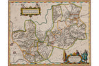QUEICHEV IMPERII SINARUM PROVINCIA DECIMAQUARTA, JOHANNES BLAEU, 1662