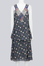 MARCO DE VINCENZO - A GREY SET WITH MULTICOLORED SEWN IN TABS