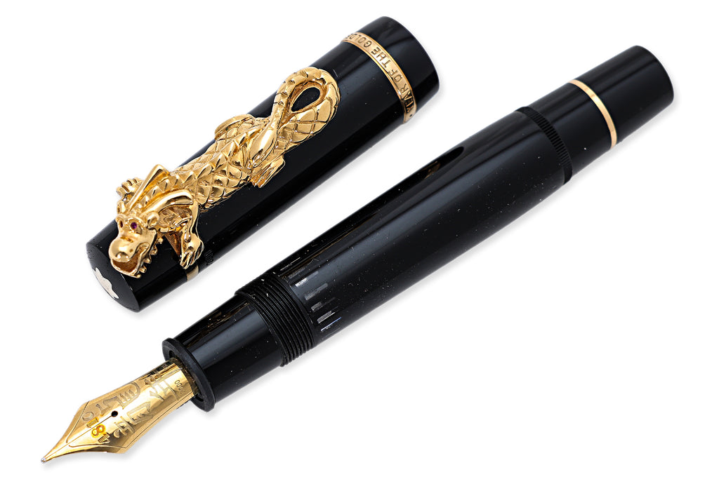 MONTBLANC YEAR OF THE GOLDEN DRAGON 2000 FOUNTAIN PEN