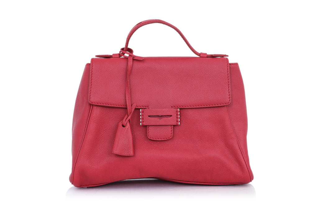 MYRIAM SCHAEFER - A BLACK RED 'BYRON' TOTE BAG