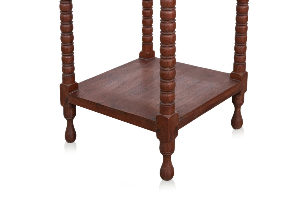 A TEAK SIDE TABLE