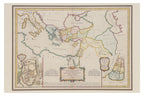 CARTE DES REGIONS ET DES LIEUX DONT IL EST PARLE DANS LE NOUVEAU TESTAMENT, RIGOBERT BONNE, 1771
