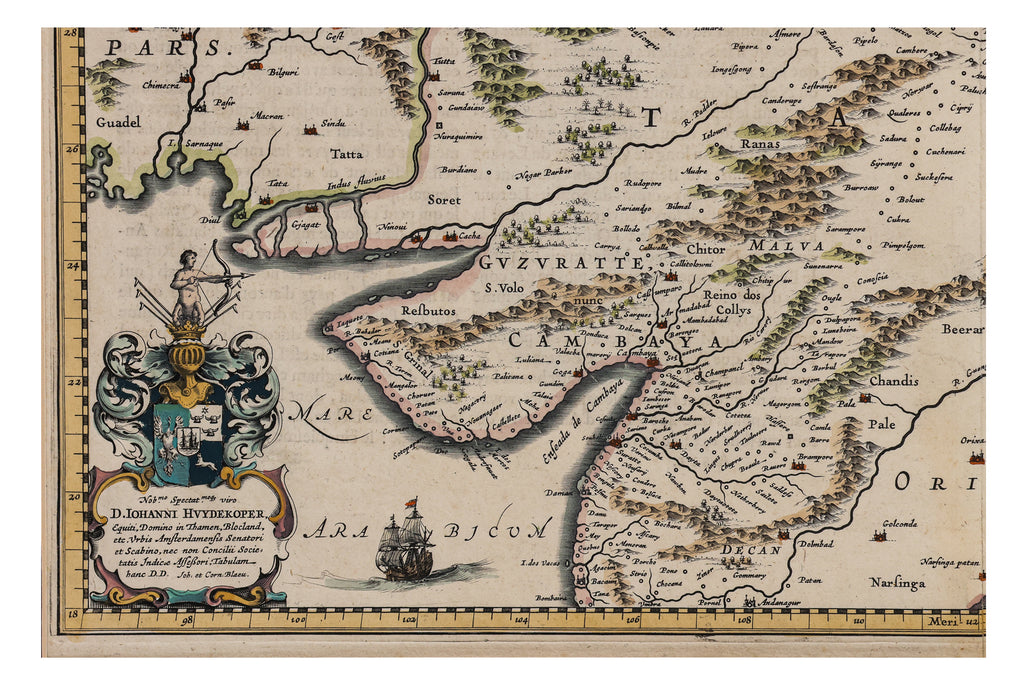 MAGNI MOGOLIS IMPERIUM, JOHANNES & CORNELIUS BLAEU, C. 1640