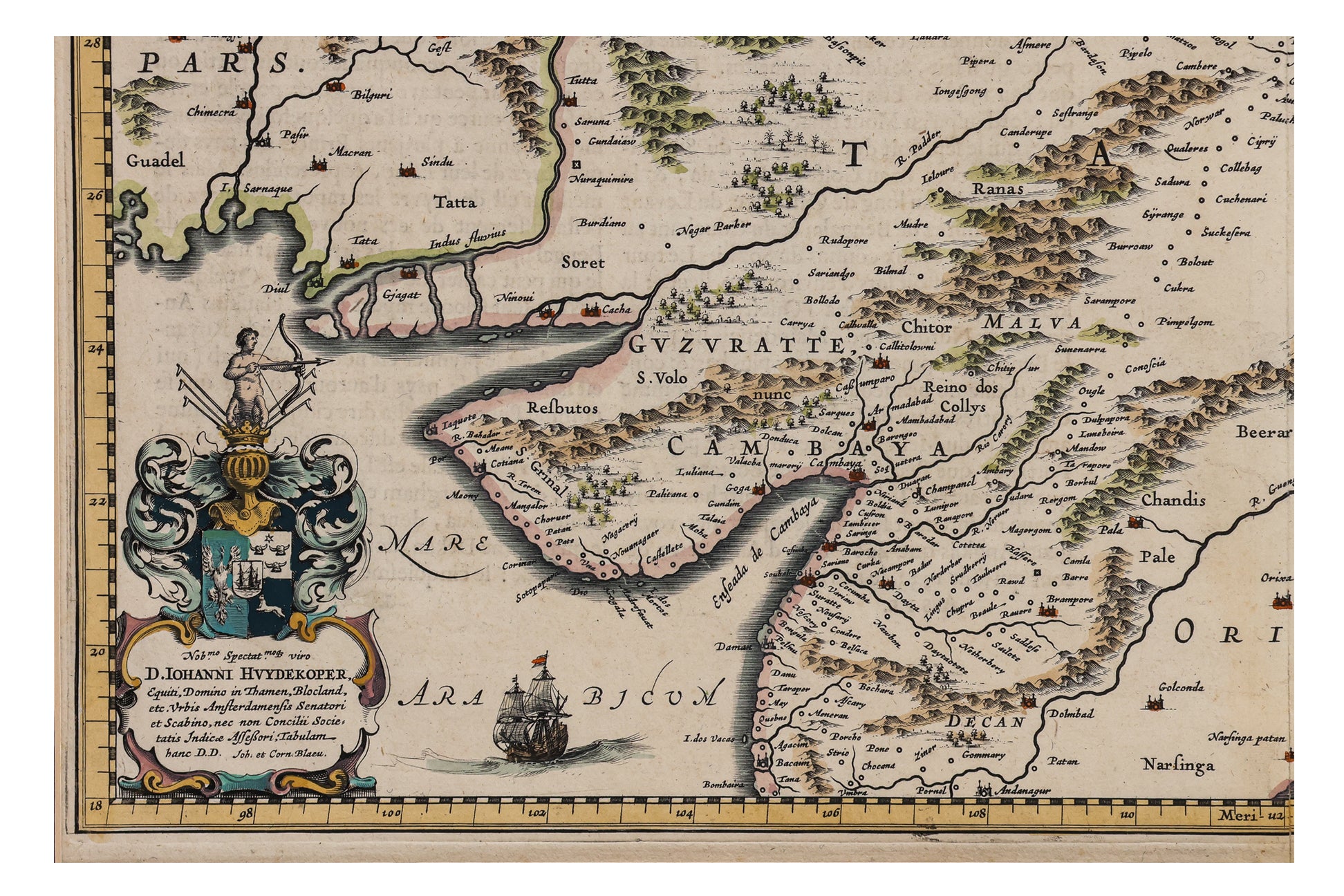 MAGNI MOGOLIS IMPERIUM, JOHANNES & CORNELIUS BLAEU, C. 1640