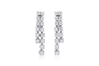 A PAIR OF DIAMOND SCREW-BACK EARRINGS BY MONNICKENDAM