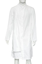 YOHJI YAMAMOTO POUR HOMME - AN EXTREME OVERSIZED WHITE COTTON SHIRT