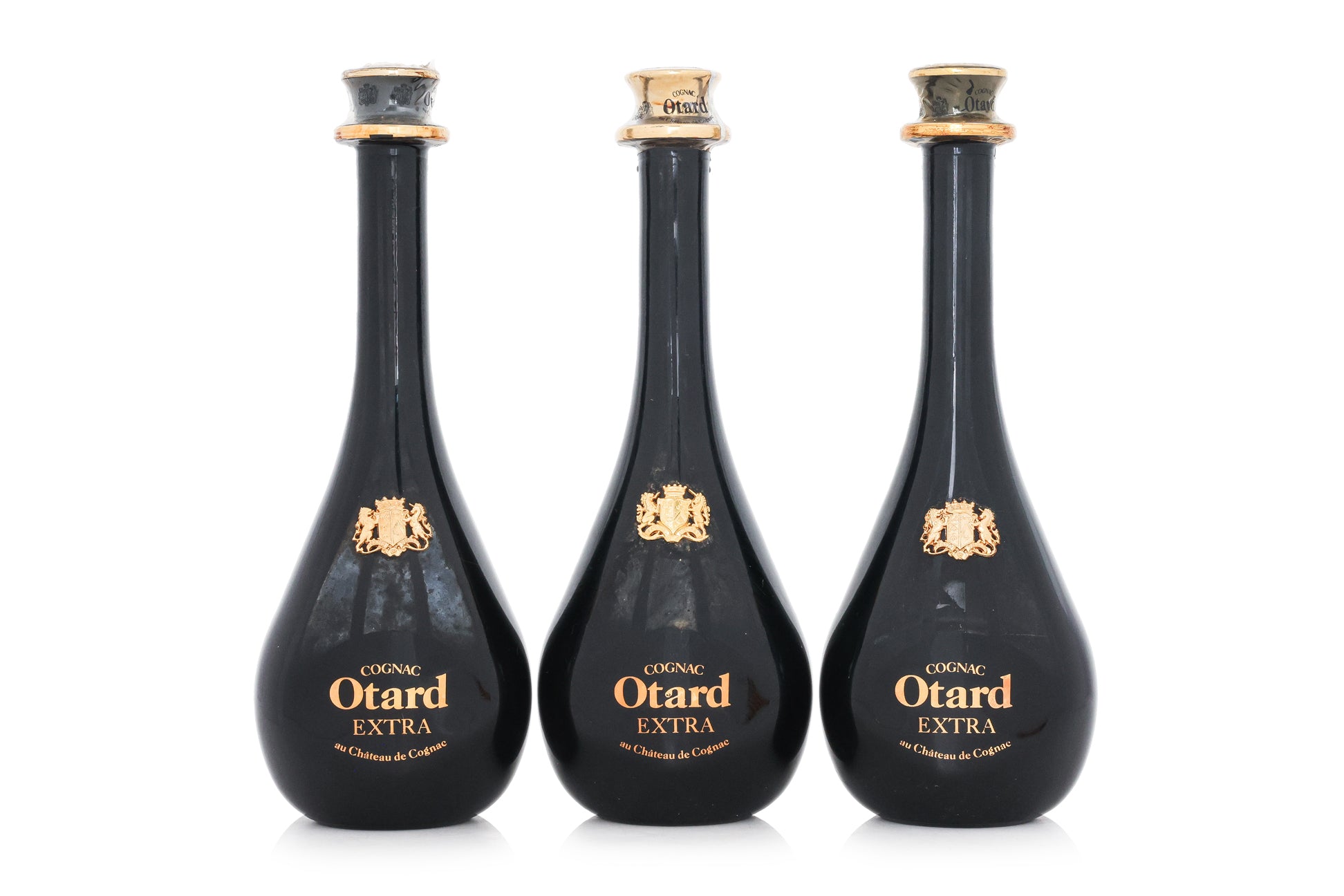 THREE BOTTLES OF OTARD EXTRA COGNAC (3)