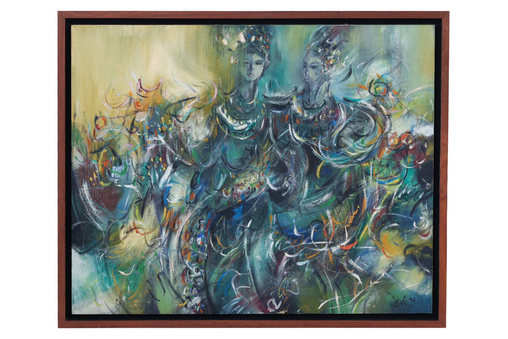 ARTIST UNKNOWN - TWO WOMEN DANCING