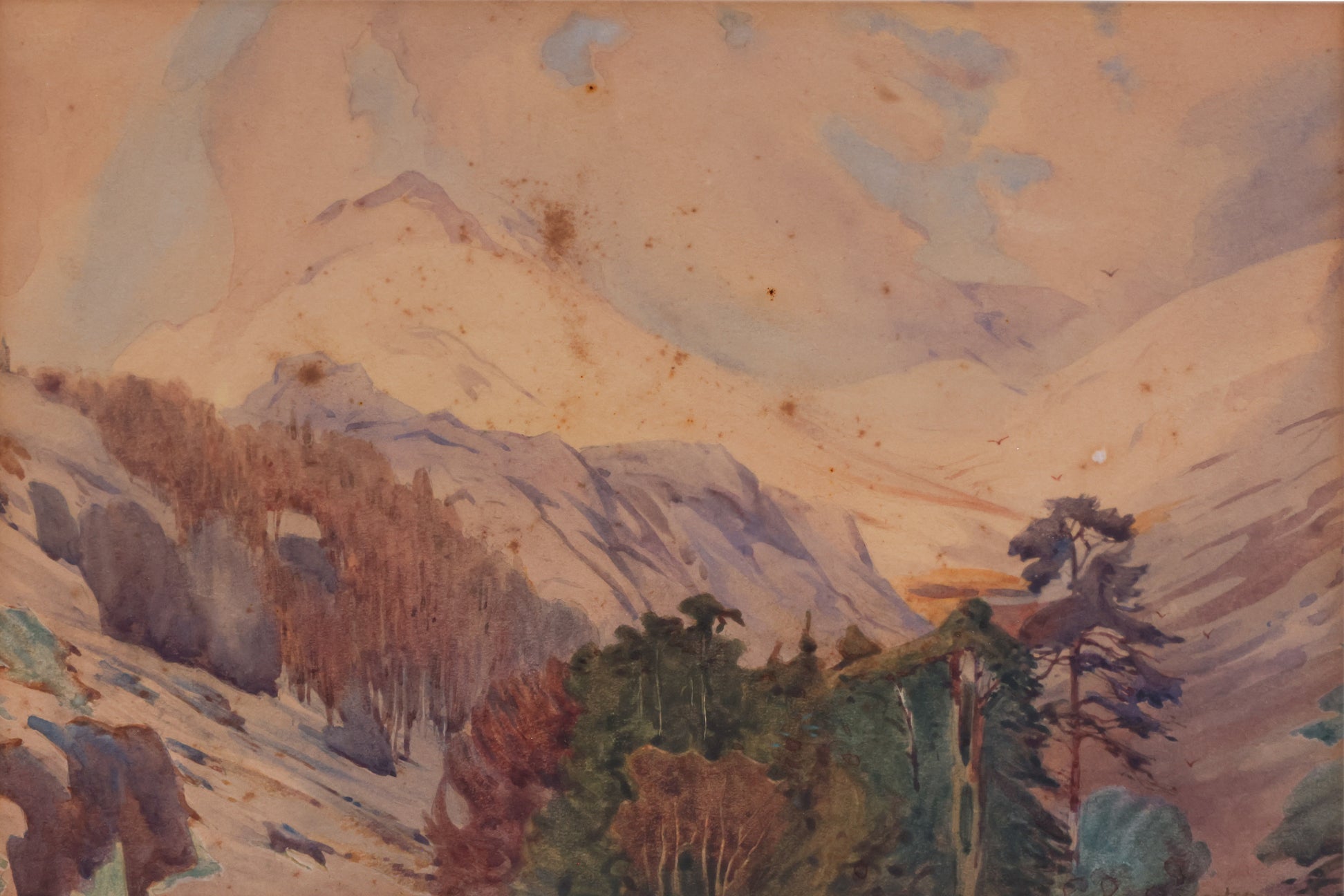 FREDERICK EDWARD JOSEPH GOFF (ENGLAND, 1855-1931) - MOUNTAIN GLORY, THE RYDAL FELLS, LAKE DISTRICT