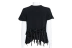 A TAO BY COMME DES GARCON TOP WITH RIBBONS
