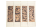 A SET OF FOUR 'THREE KINGDOMS' WOODBLOCK PRINT POSTERS