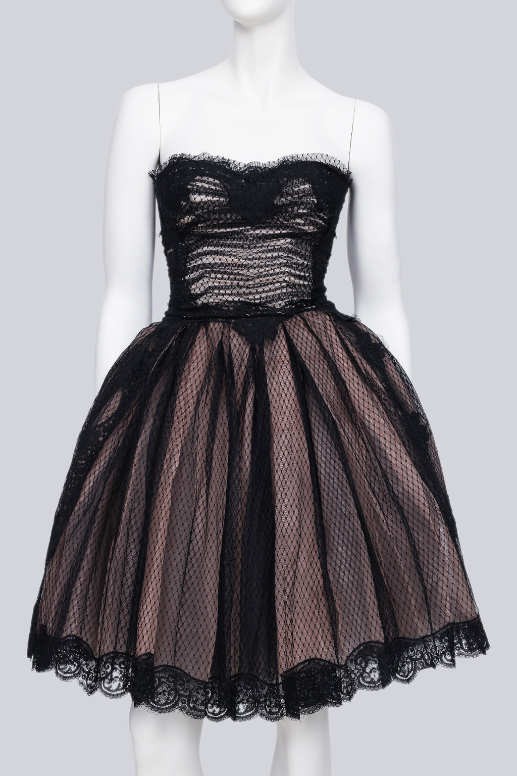 DOLCE & GABBANA - A BLACK LACE DRESS